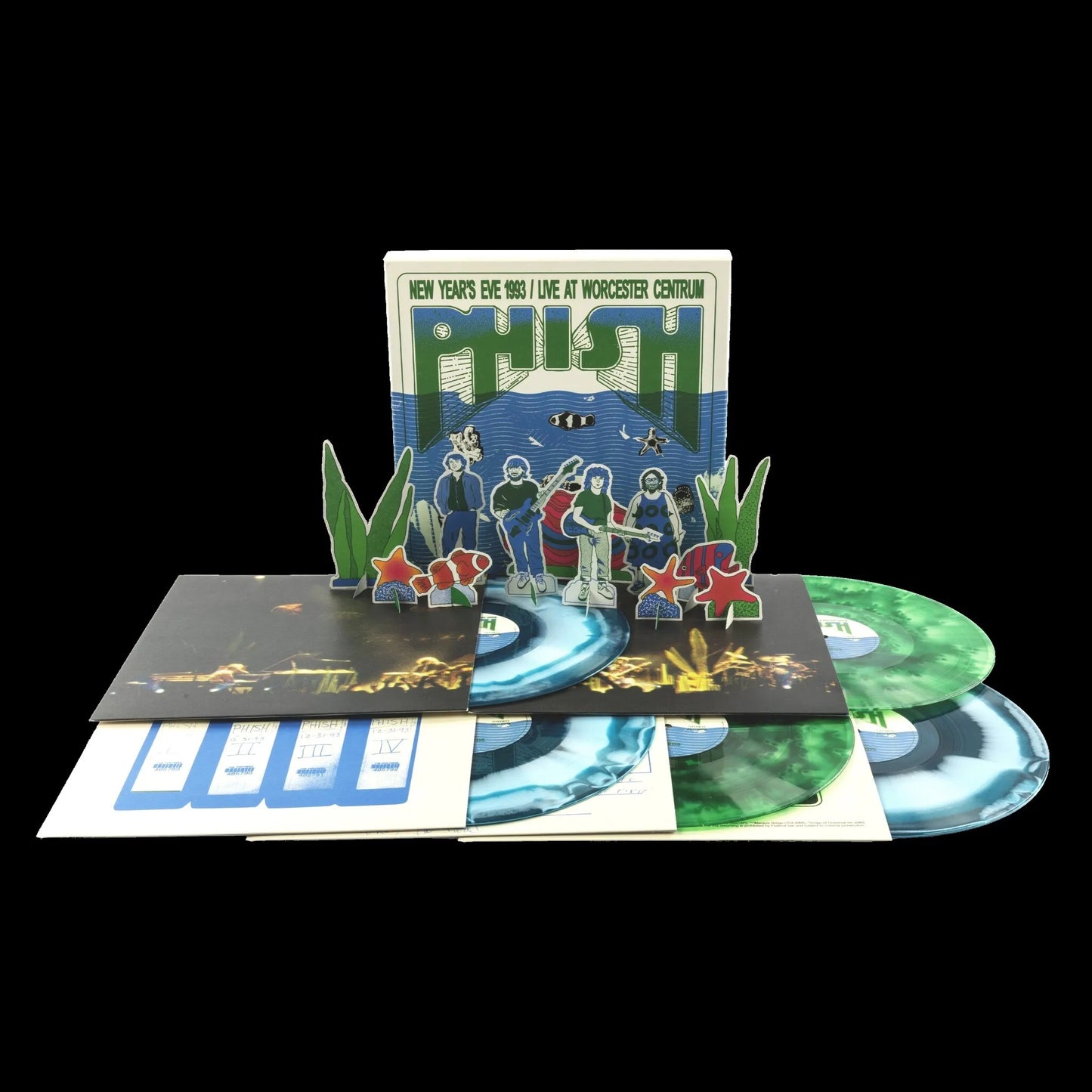 PREORDER (02/20/26): Phish - New Year's Eve 1993, Worcester Centrum 5xLP vinyl box set