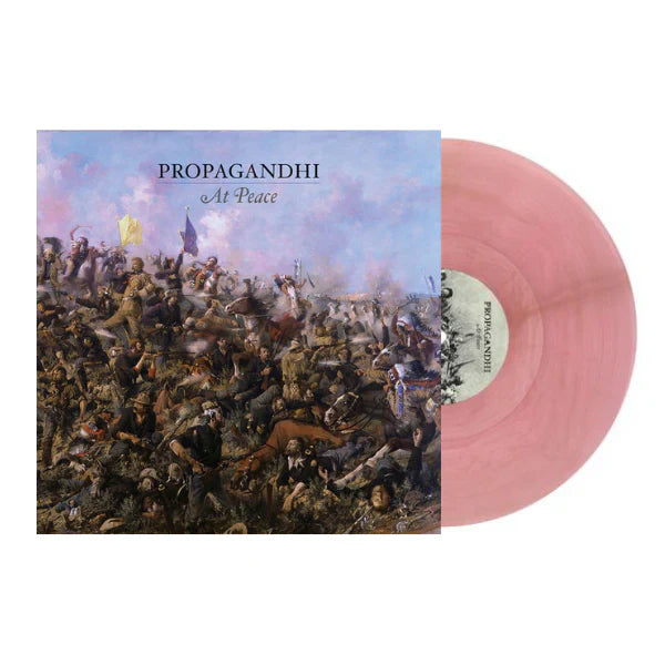 Propagandhi - At Peace LP record (translucent pink glass vinyl)
