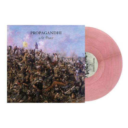 Propagandhi - At Peace LP record (translucent pink glass vinyl)