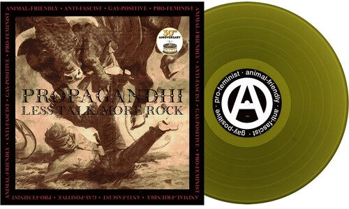 Propagandhi - Less Talk, More Rock LP record (olive green vinyl)