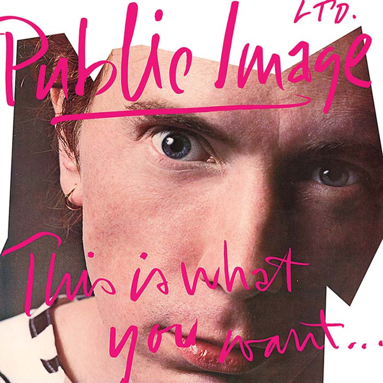 Public Image Ltd - This Is What You Want LP record ("cloudy" vinyl)