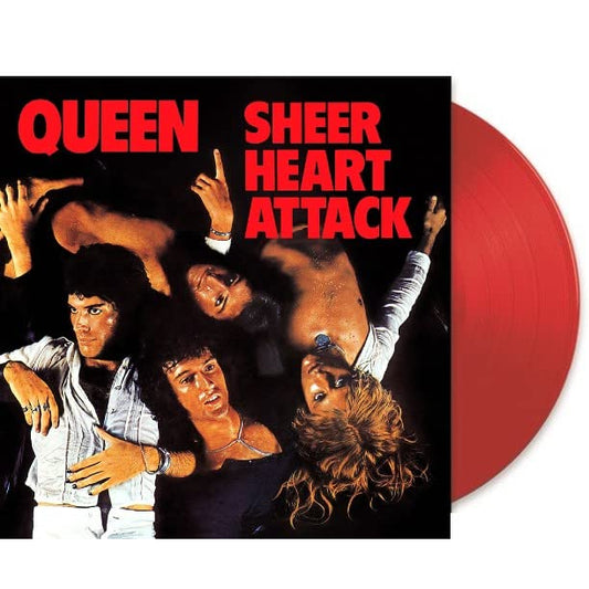 Queen - Sheer Heart Attack LP record (red vinyl)