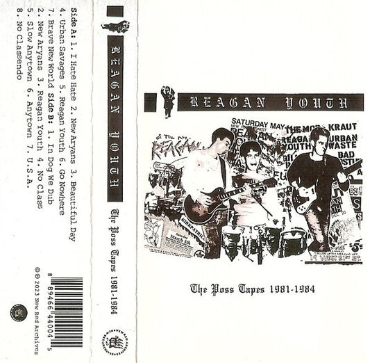 Reagan Youth - The Poss Tapes 1981-1984 cassette tape