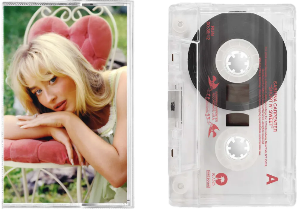 Sabrina Carpenter - Short n' Sweet cassette tape (alternate cover)