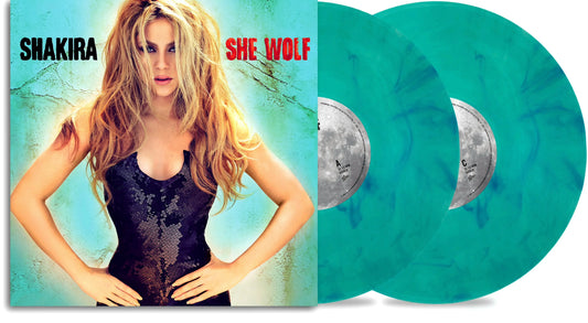 Shakira - She Wolf LP record (sea glass / turquoise vinyl)