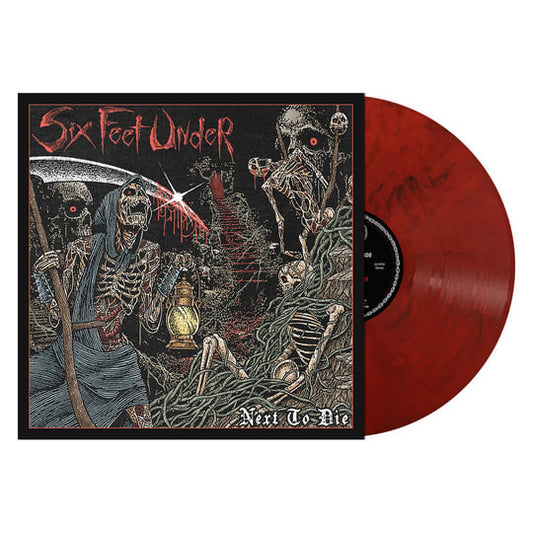 Six Feet Under - Next To Die LP record (red vinyl w/ black smoke)