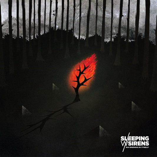 Sleeping With Sirens - An Ending in Itself LP record (black, white, and red swirl vinyl)