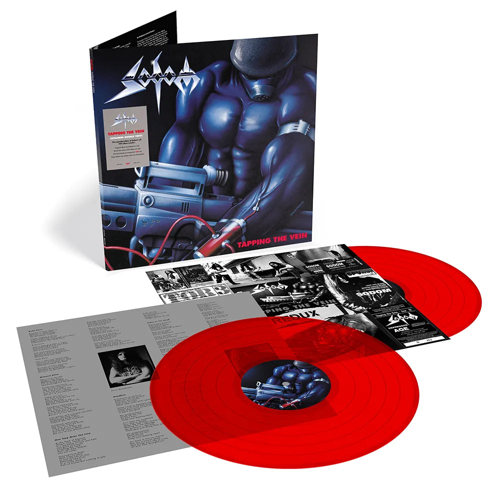 Sodom - Tapping The Vein LP record (red vinyl)