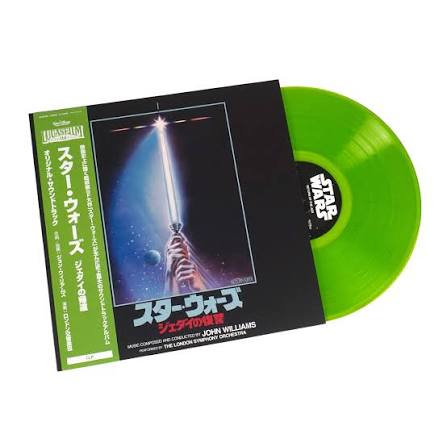 John Williams - Star Wars: Return of the Jedi soundtrack LP (Japanese import on green vinyl)