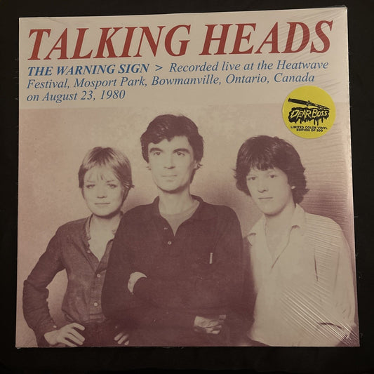 Talking Heads - The Warning Sign LP vinyl record