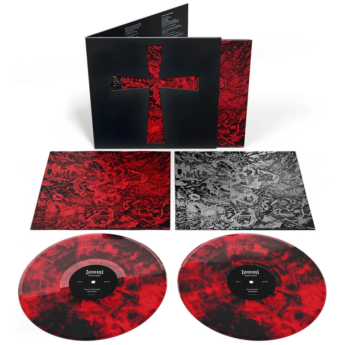 PREORDER (10/23/26): Tony Iommi - From The Dark LP record (red/black marble vinyl)