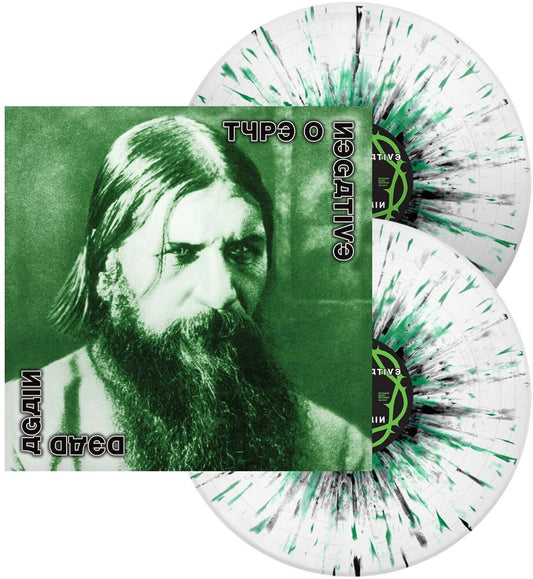Type O Negative - Dead Again LP record (clear vinyl w/ splatter)