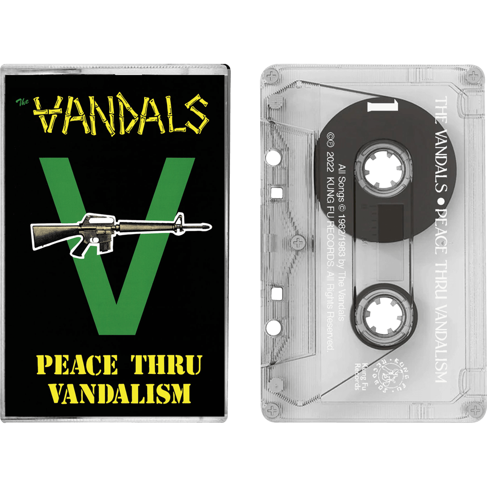 The Vandals - Peace Through Vandalism cassette tape