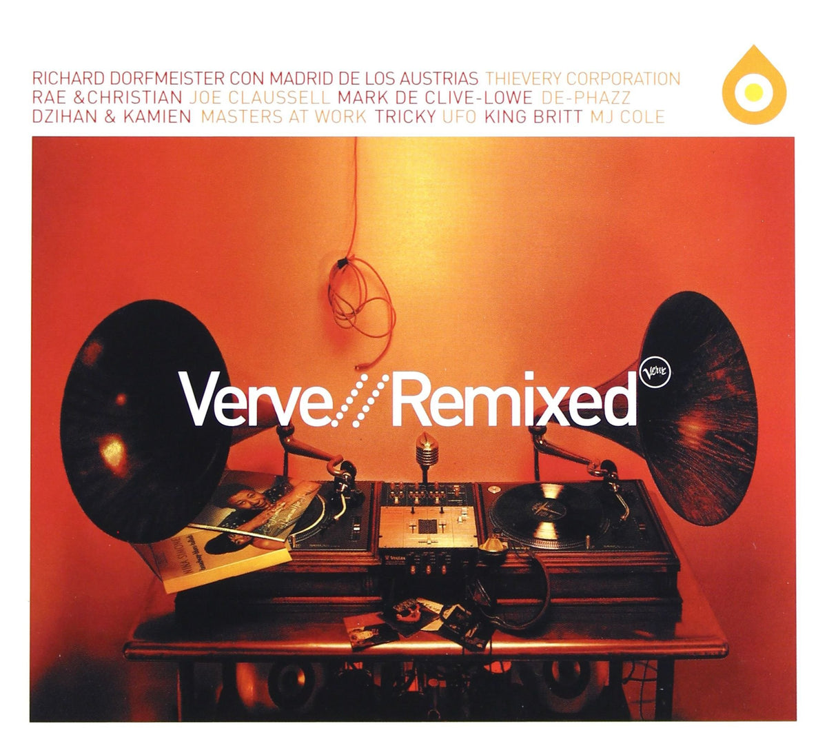 Verve Remixed Volume 1 LP record (yellow/orange vinyl)
