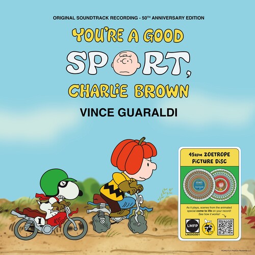 Vince Guaraldi - You're A Good Sport, Charlie Brown LP record (zoetrope vinyl)