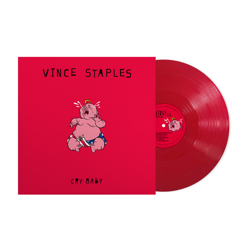 PREORDER (06/05/26): Vince Staples - Cry Baby LP record (red vinyl)