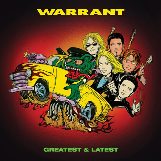 Warrant - Greatest & Latest LP record (red/black splatter vinyl)