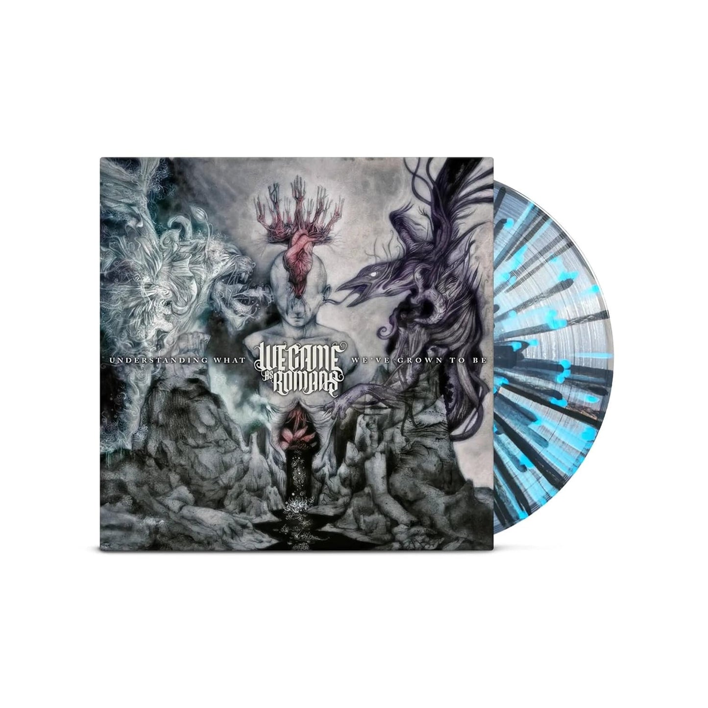 We Came as Romans - Understanding What We've Grown to Be LP (clear vinyl w/ blue and grey splatter)