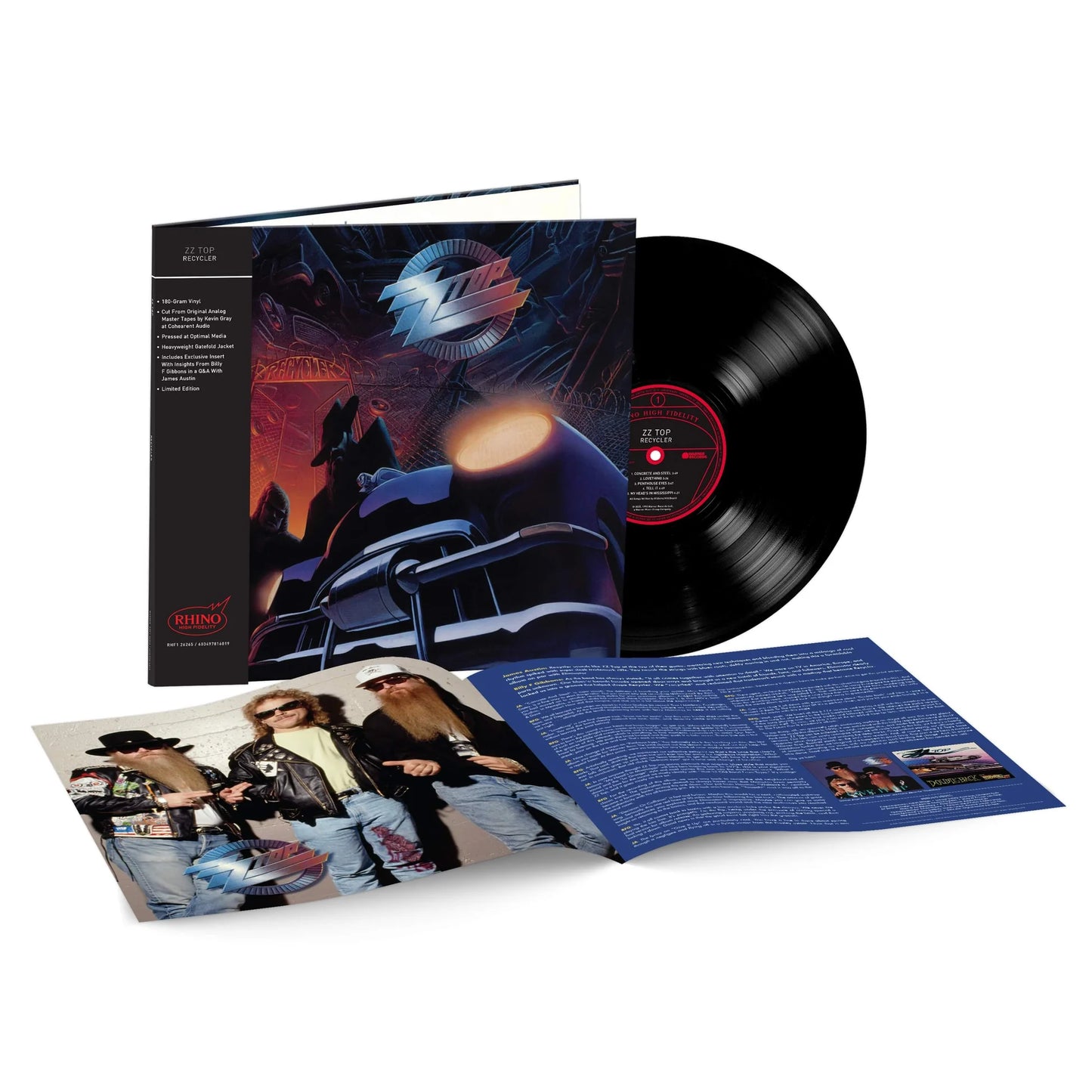 PREORDER (10/31/25): ZZ Top - Recycler LP vinyl record (Rhino High Fidelity pressing)